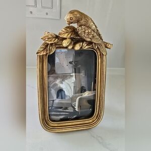 Sagebrook Home Gold Resin‎ Bird 4x6 Photo Frame New With Tag